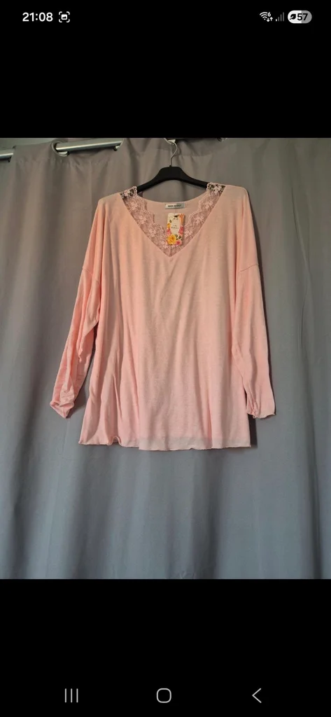 Haut 3/4 rose